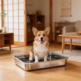 Stainless steel tray, dog training tray,